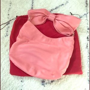 ⚡️RED Valentino⚡️ pink leather bag, bow strap. NWB